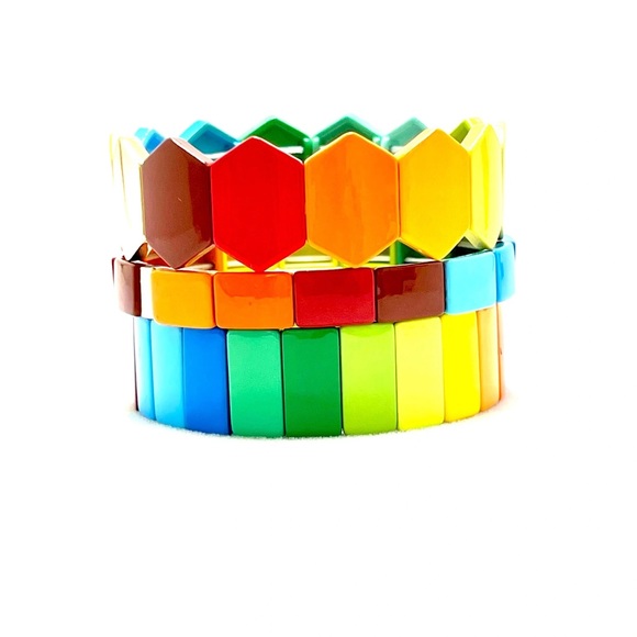 Joy-All-Around Colorful Bracelets - Picture 2 of 5